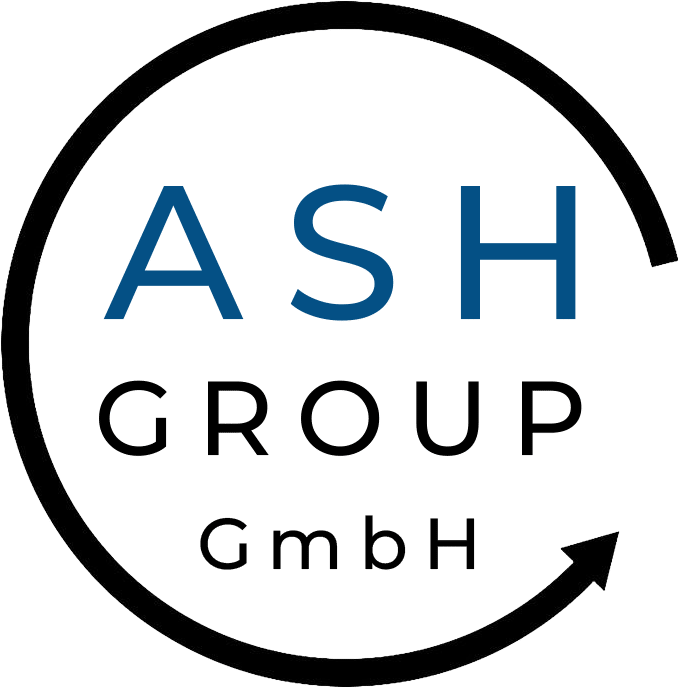 Modernes Logo der ASH Group